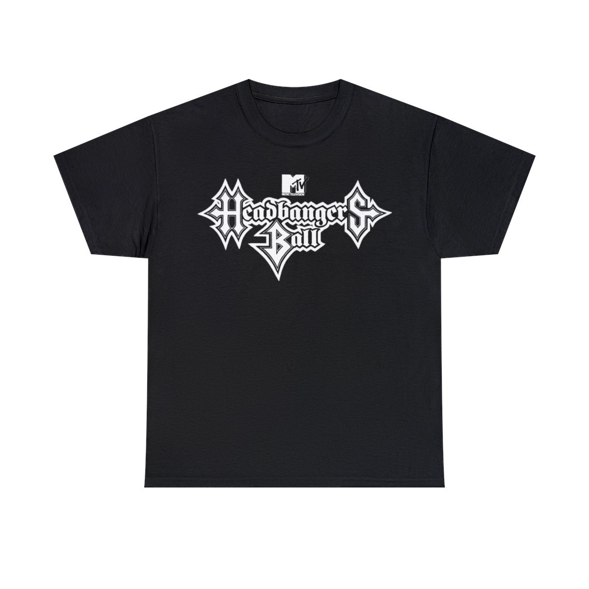 MTV Headbangers Ball White  Short Sleeve Tee