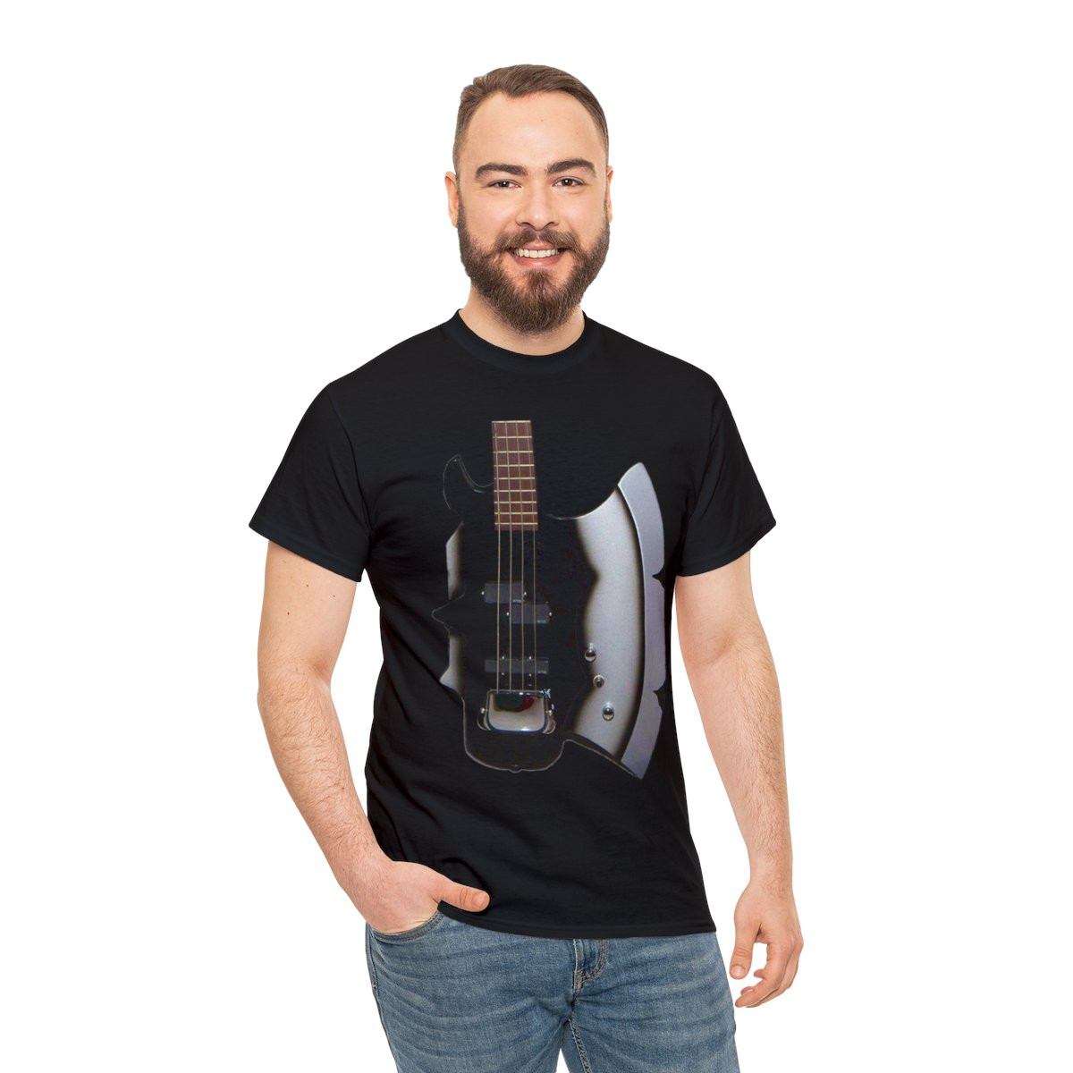 KISS Gene Simmons' Signature AXE Bass Guitar unisex Short Sleeve T Shirt