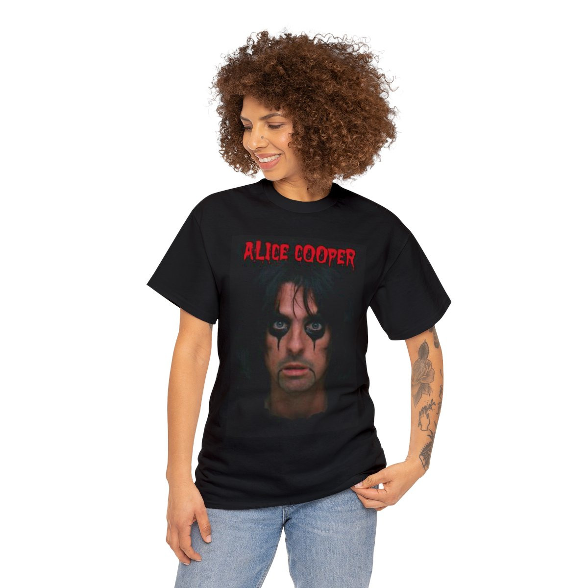 Alice Cooper Severed Head Unisex Heavy Cotton Tee
