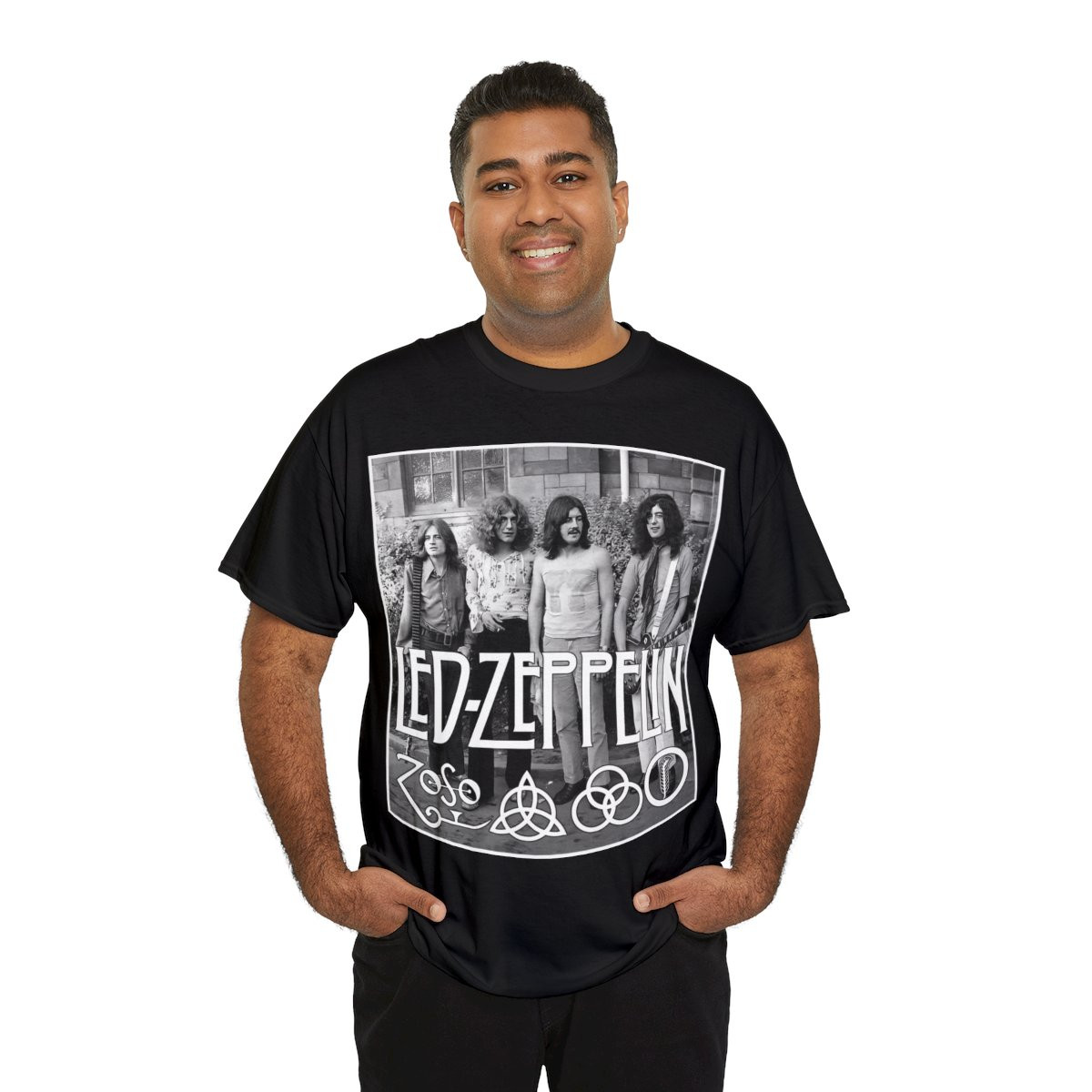 Led Zeppelin Band Unisex Heavy Cotton Tee