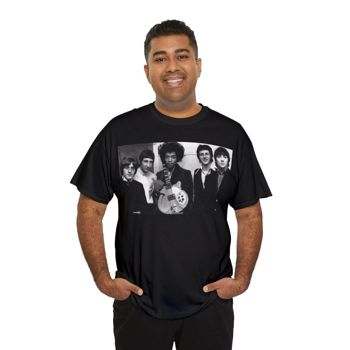 Jimi Hendrix and The Who unisex Short Sleeve Tee
