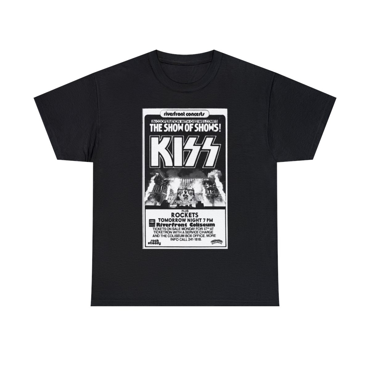 KISS vintage Alive 2 tour advertisement  Men's Short Sleeve Tee