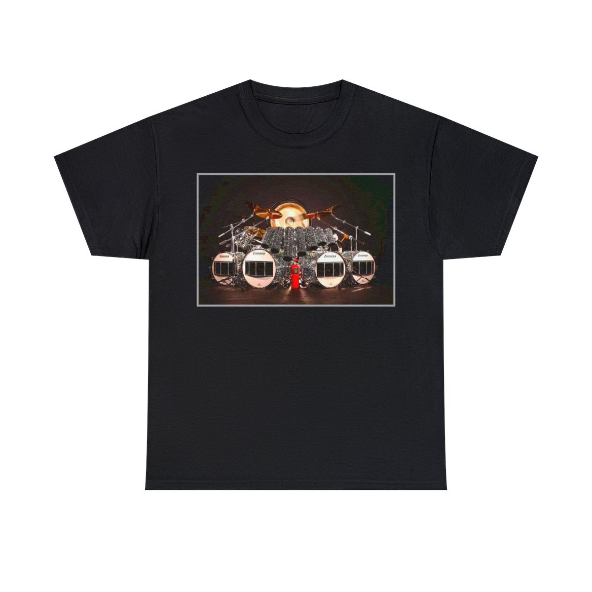 Alex Van Halen's 1984 drum set Unisex Heavy Cotton Tee