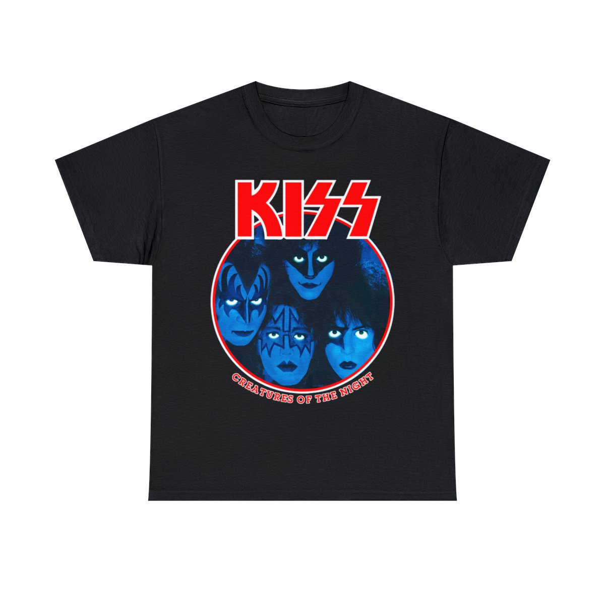 KISS Creatures of the Night with Ace Men's Short Sleeve T Shirt