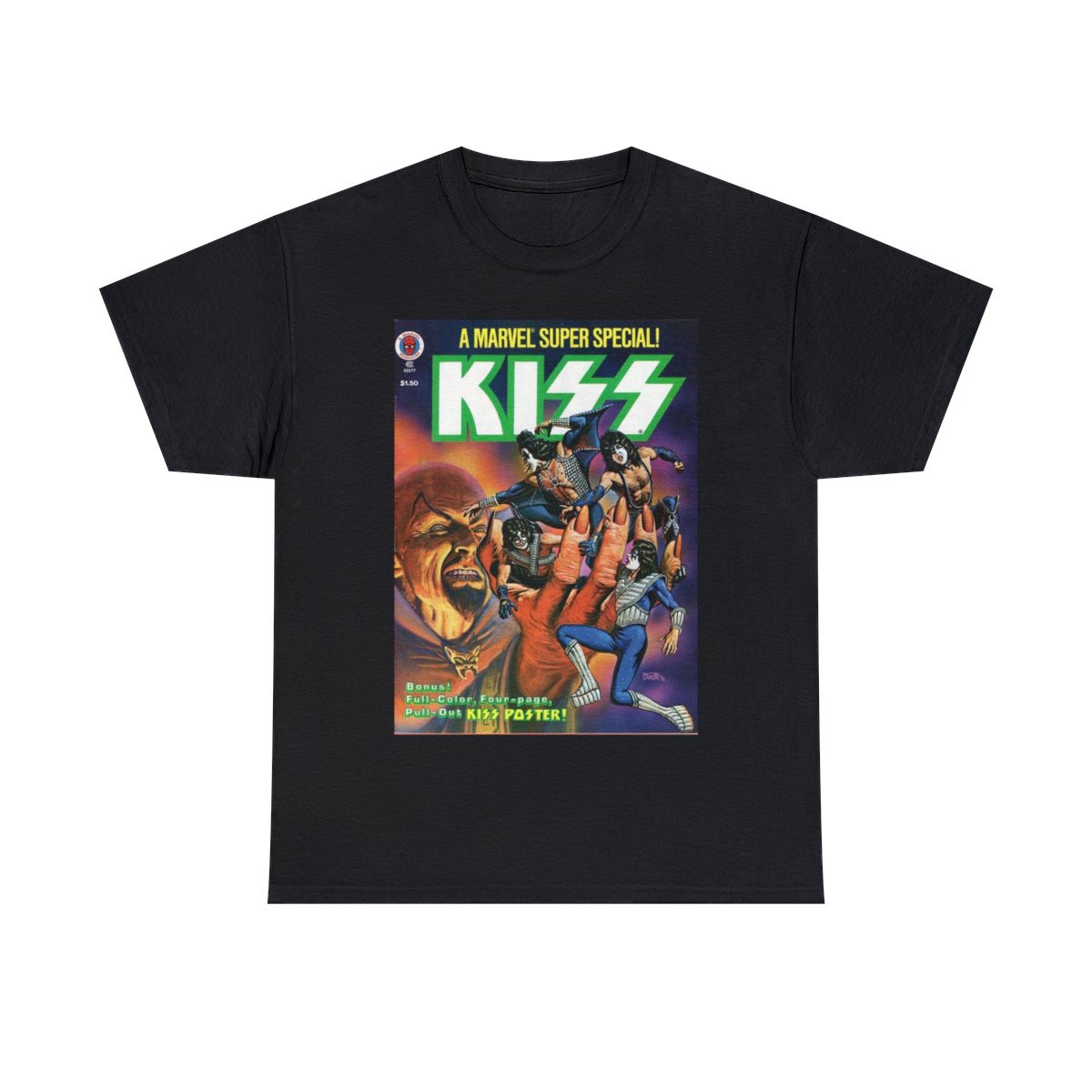 KISS MARVEL COMIC 2 Men's Short Sleeve Tee