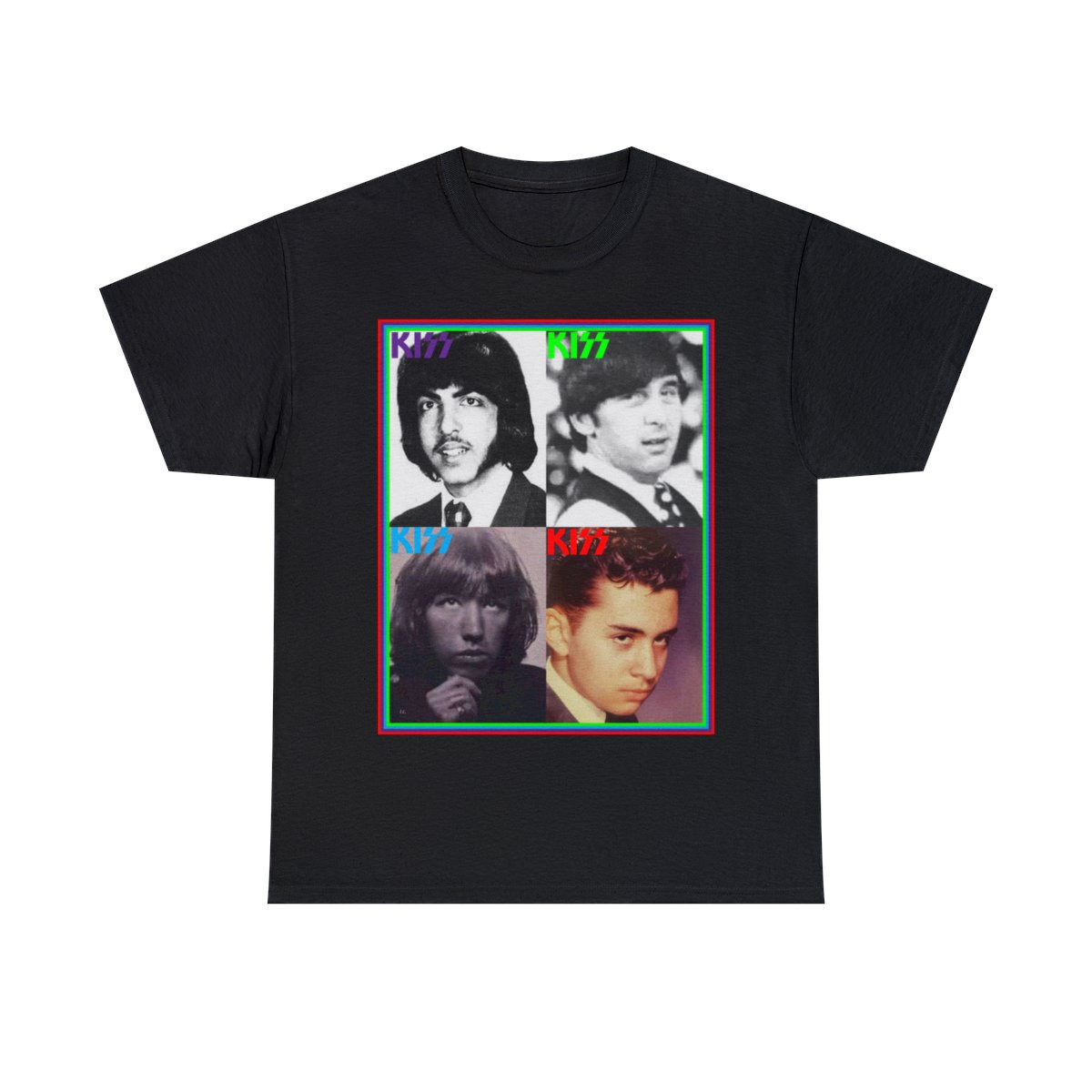 KISS The Flaming Youth Before they became GODS OF ROCK Men's Short Sleeve Tee