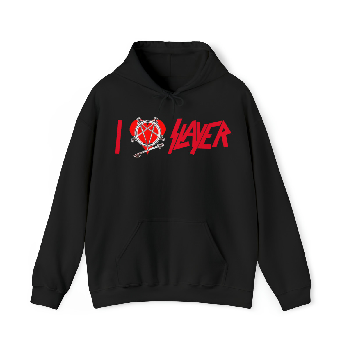 Slatanic I <3 SLAYER Unisex Heavy Blend™ Hooded Sweatshirt