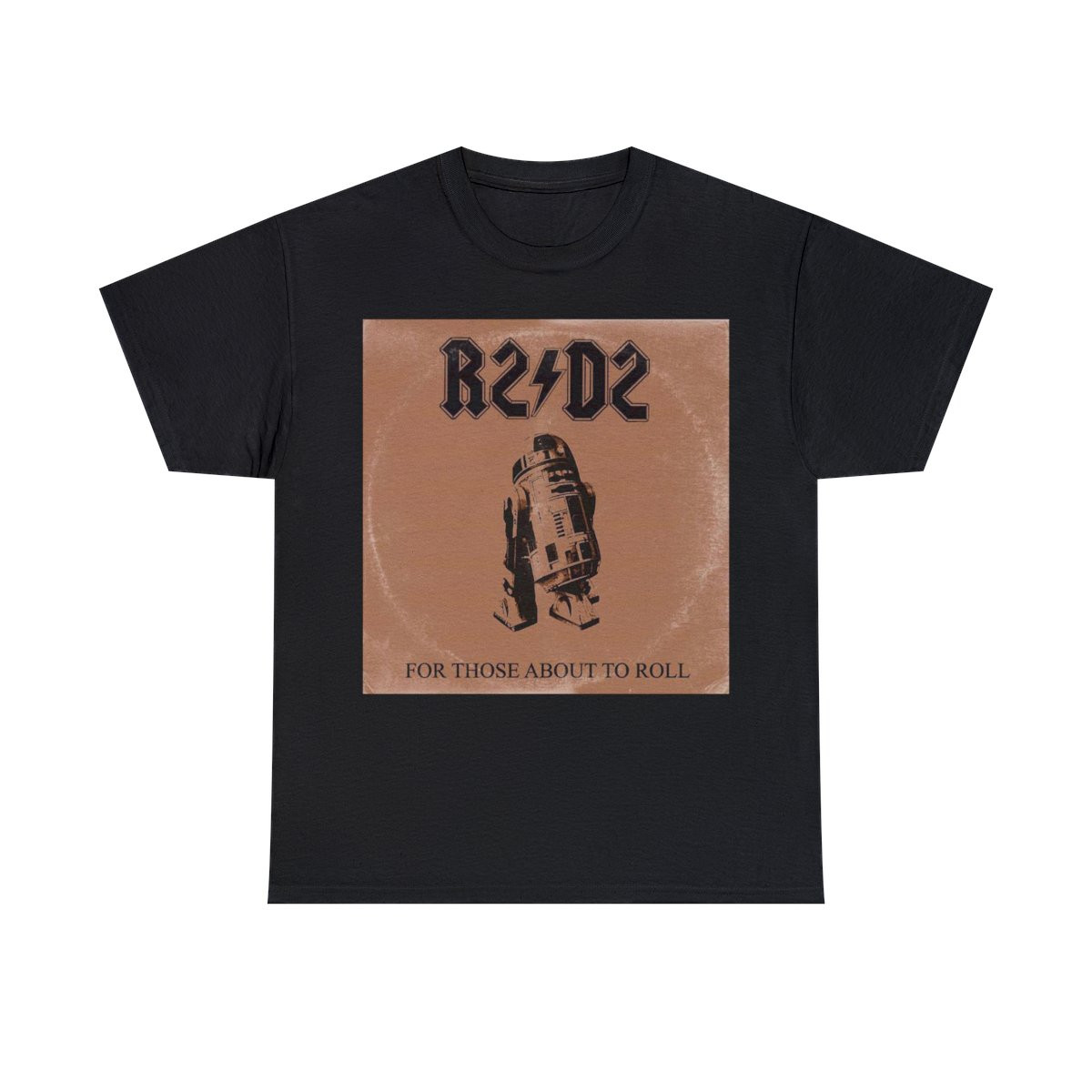 Ac Dc R2D2  Star Wars For Those About To Roll Short Sleeve Tee