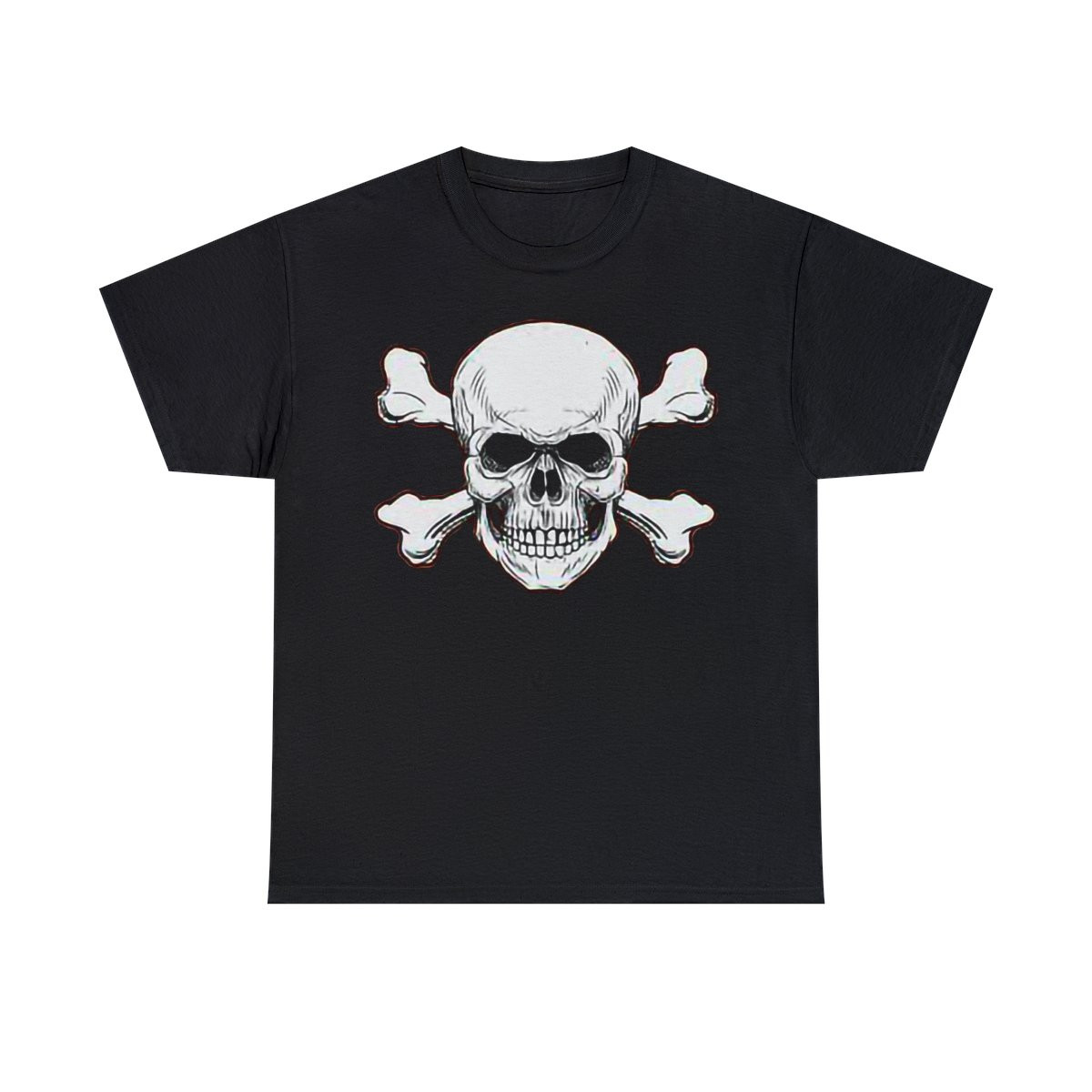 Skull and Crossed Bones V Short Sleeve Tee