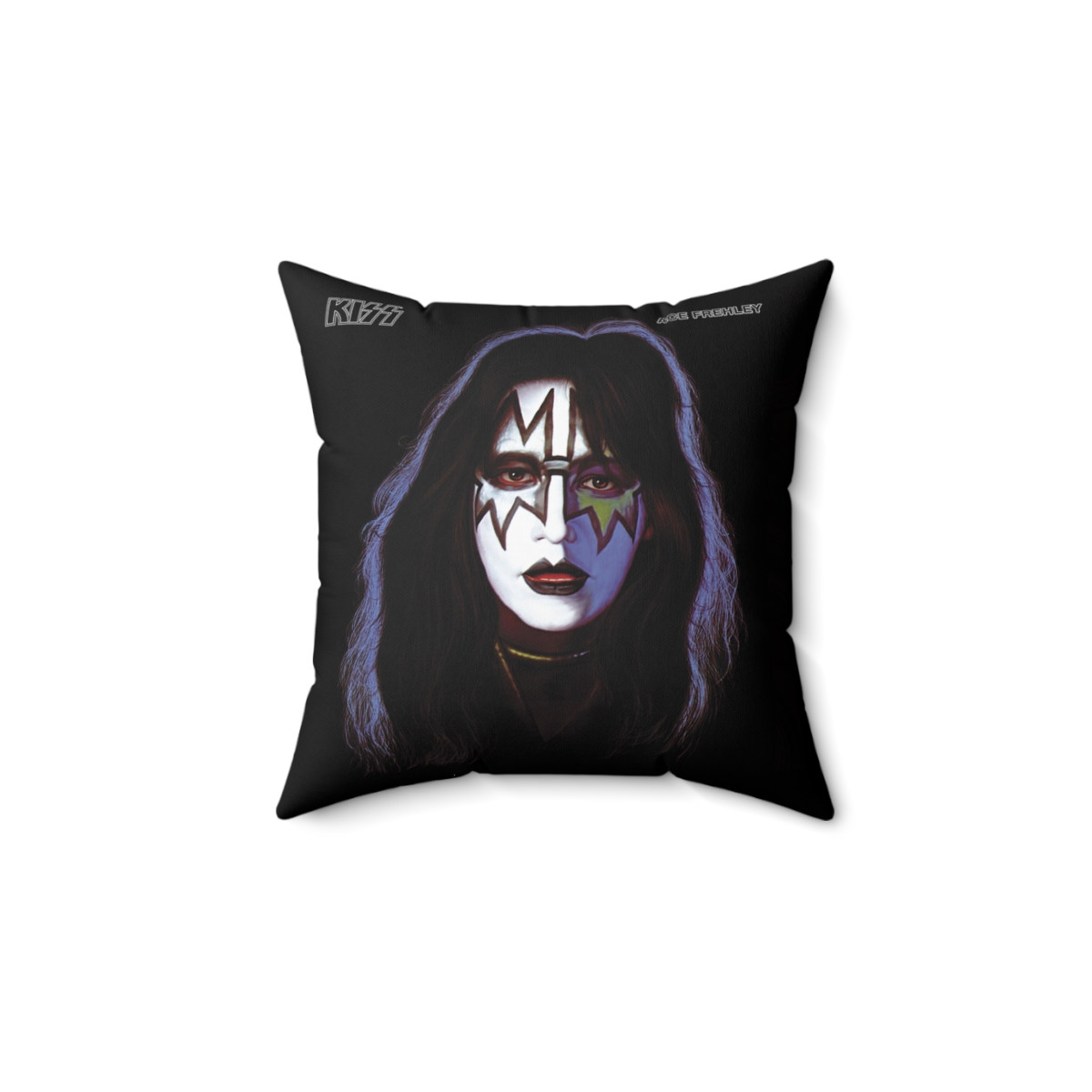 KISS Ace Frehley Solo Pillow Spun Polyester Square Pillow gift
