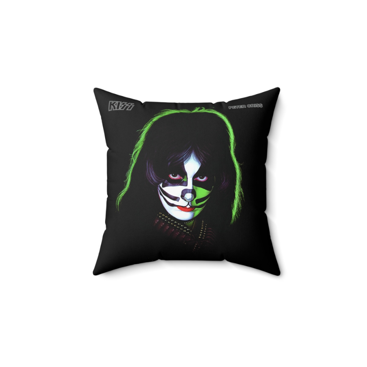 KISS Peter Criss Solo Pillow Spun Polyester Square Pillow gift