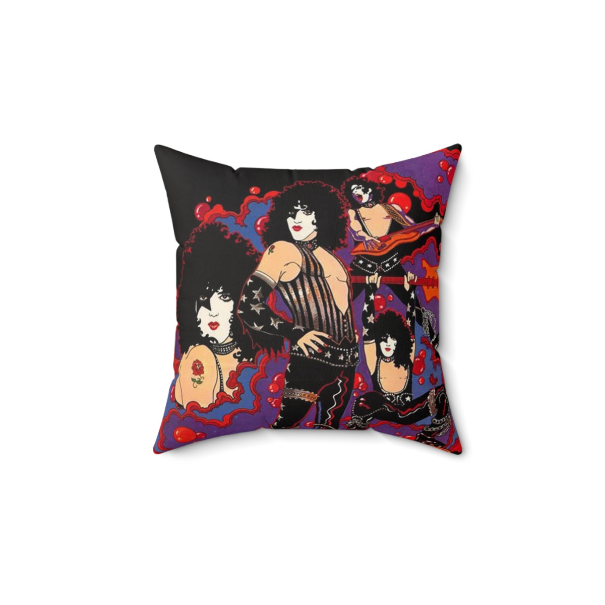 KISS Paul Stanley Solo Pillow Spun Polyester Square Pillow gift