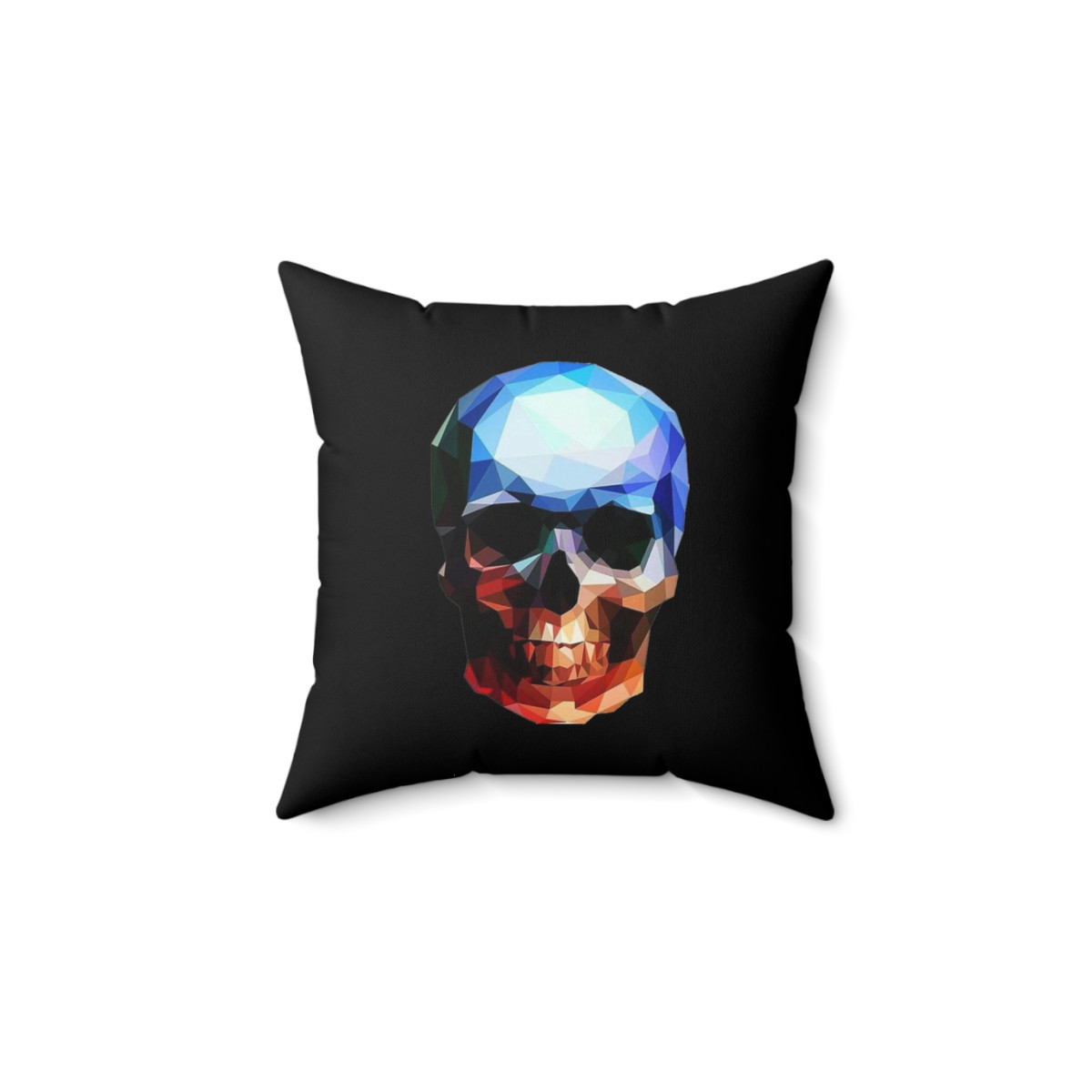 DIGITAL SKULL Pillow Spun Polyester Square Pillow gift