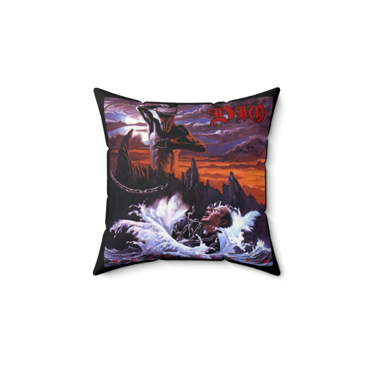 DIO Holy Diver Pillow Spun Polyester Square Pillow gift