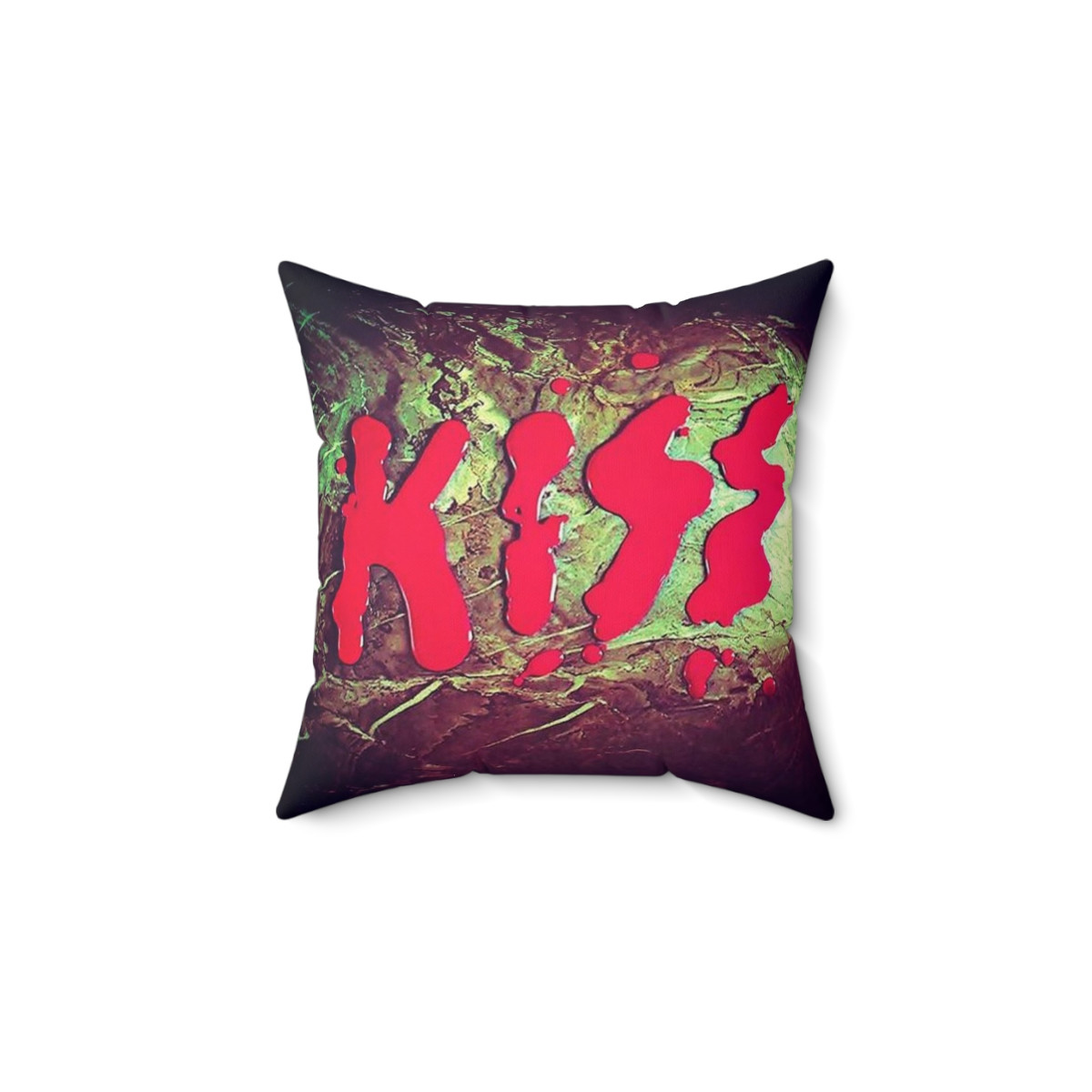 KISS BLODDY Logo Pillow Spun Polyester Square Pillow gift