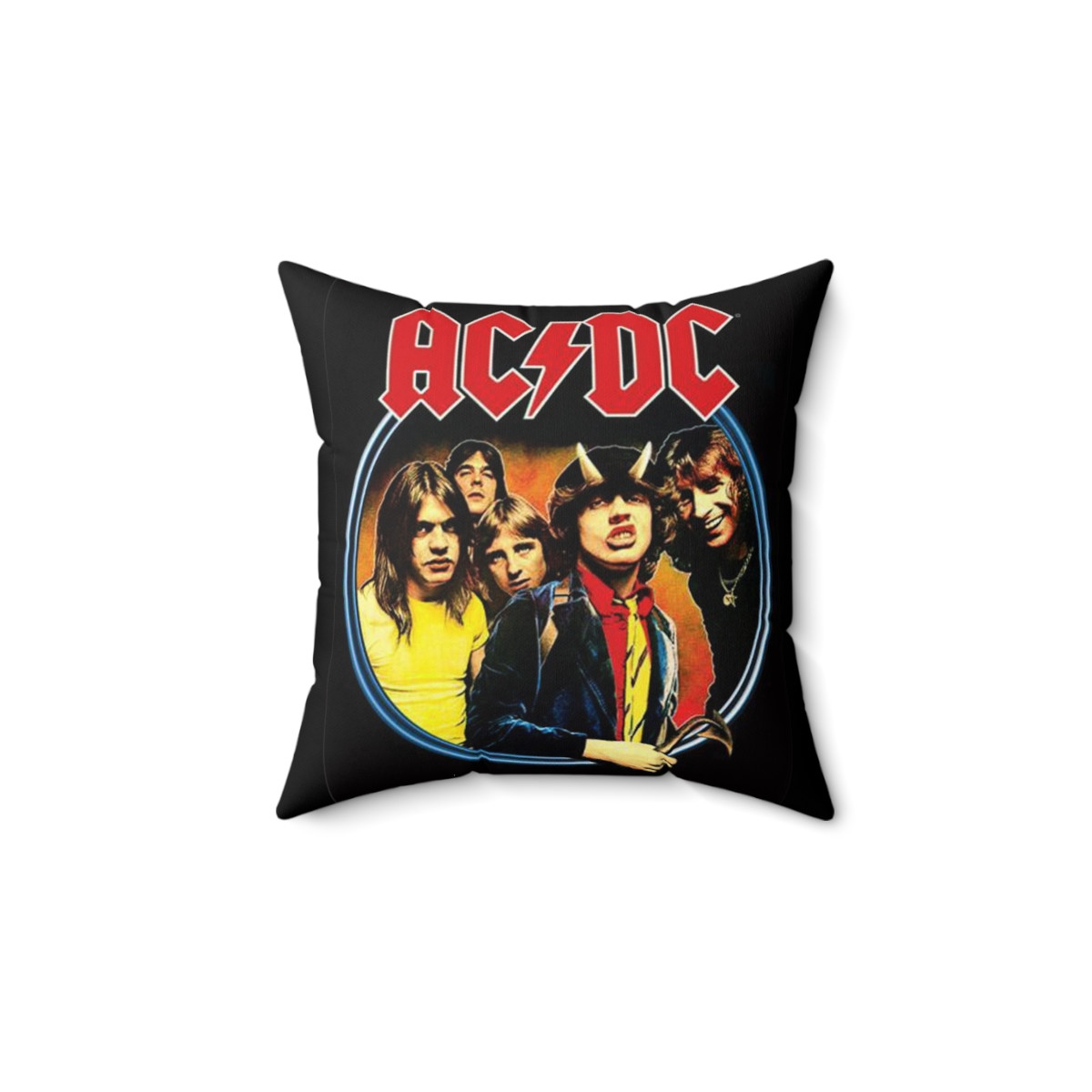 AC DC Highway to Hell full color Pillow Spun Polyester Square Pillow gift
