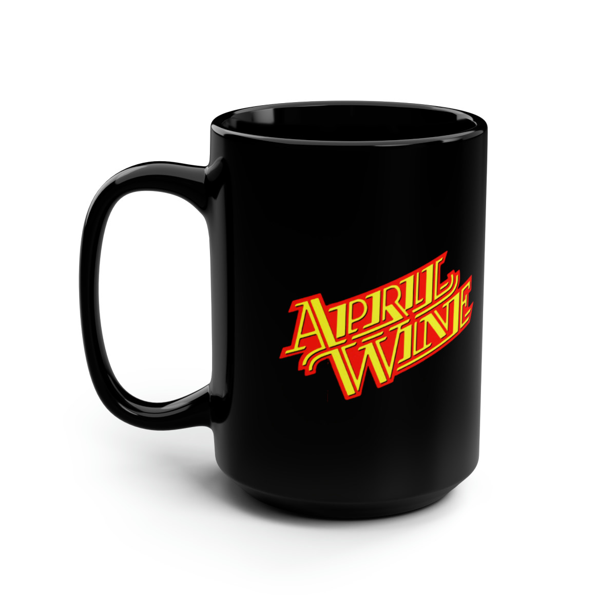 April Wine  Black Mug 15oz