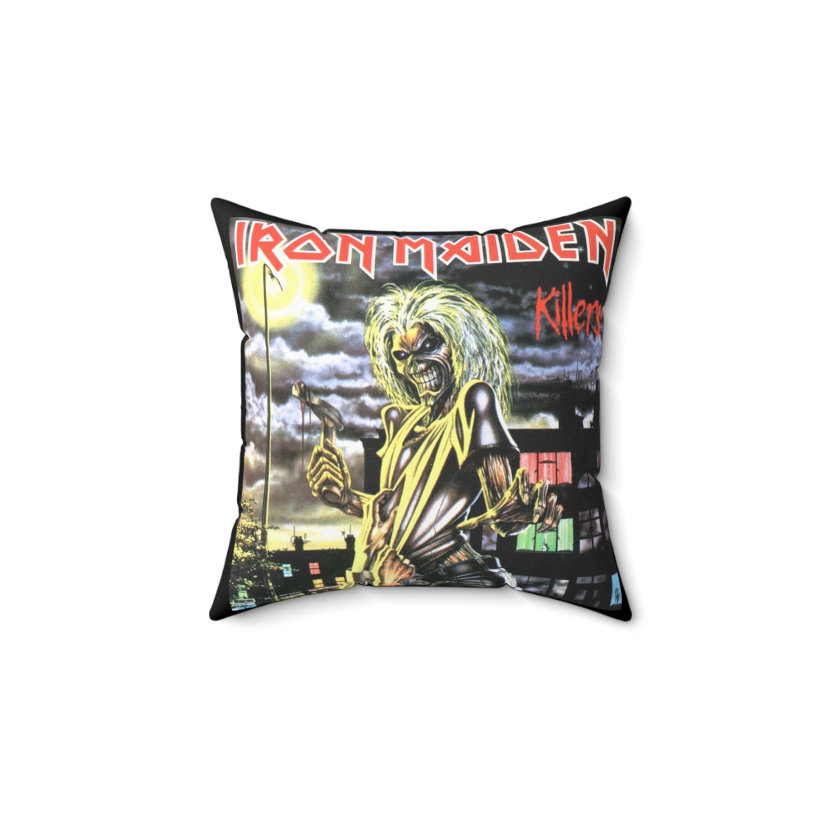 IRON MAIDEN Killers Spun Polyester Square Pillow gift