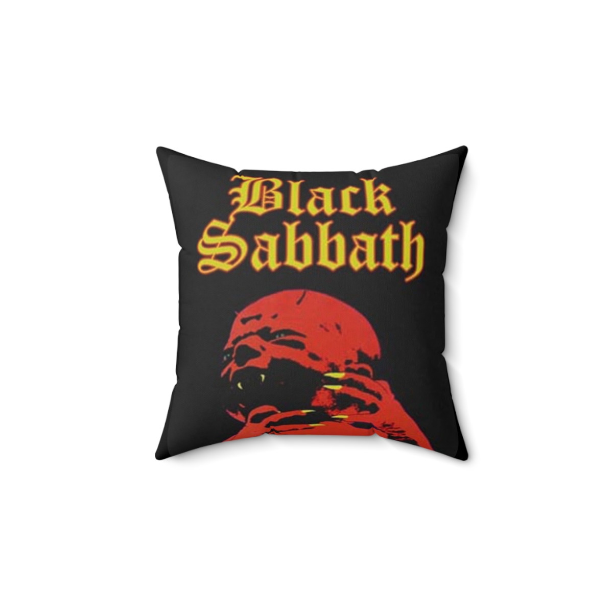 BLACK SABBATH Born Again Blk Spun Polyester Square Pillow gift