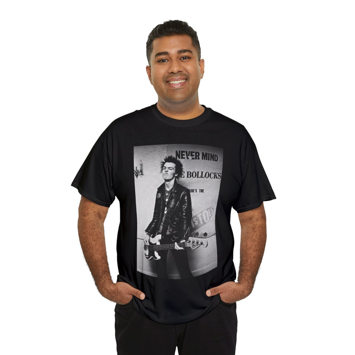 SID VICIOUS Sex Pistols Bass Player Men's Short Sleeve Tee
