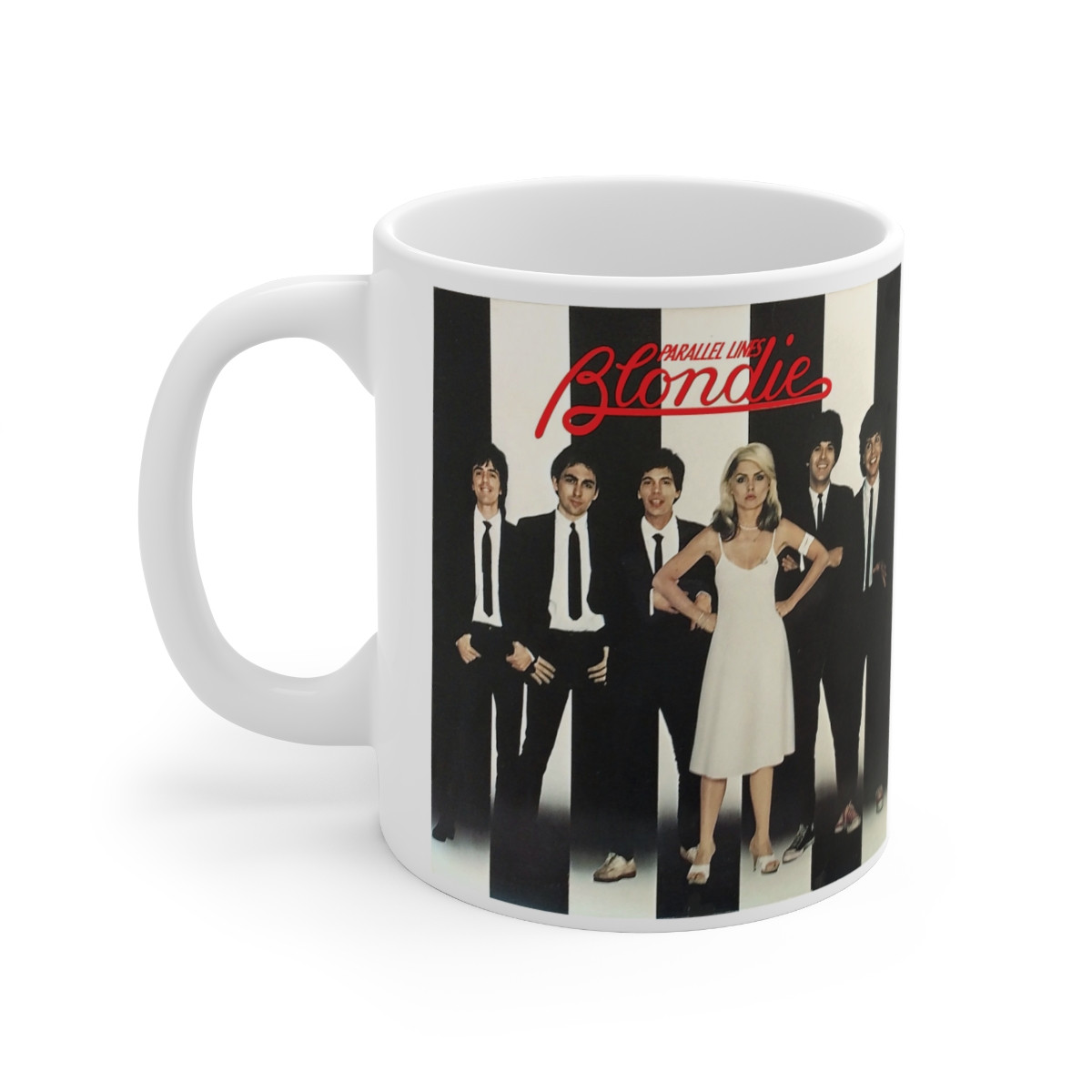 BLONDIE Parallel Lines white Mug 11oz