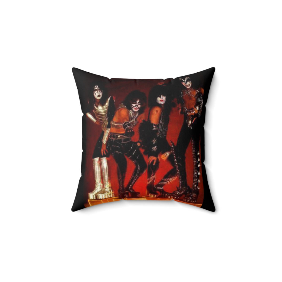 KISS cubes poster Spun Polyester Square Pillow gift