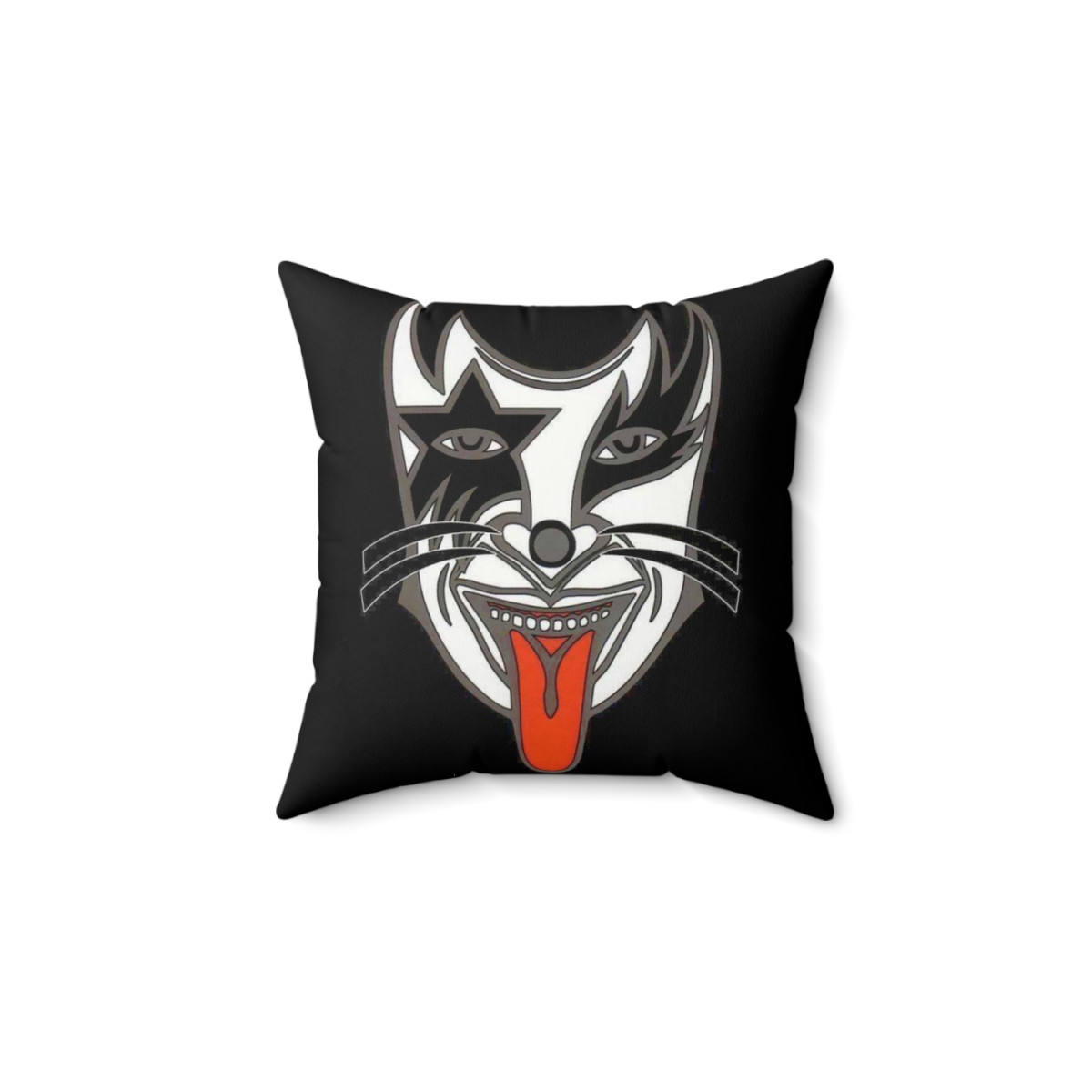 KISS Backside of Hotter than Hell Spun Polyester Square Pillow gift