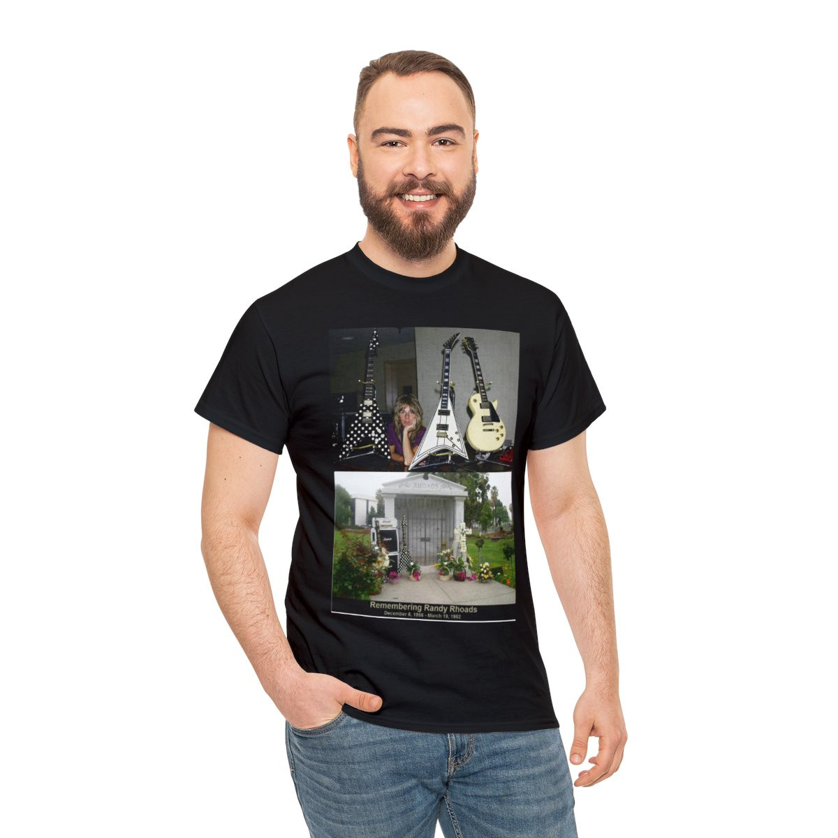 RANDY RHOADS RIP unisex  Short Sleeve Tee