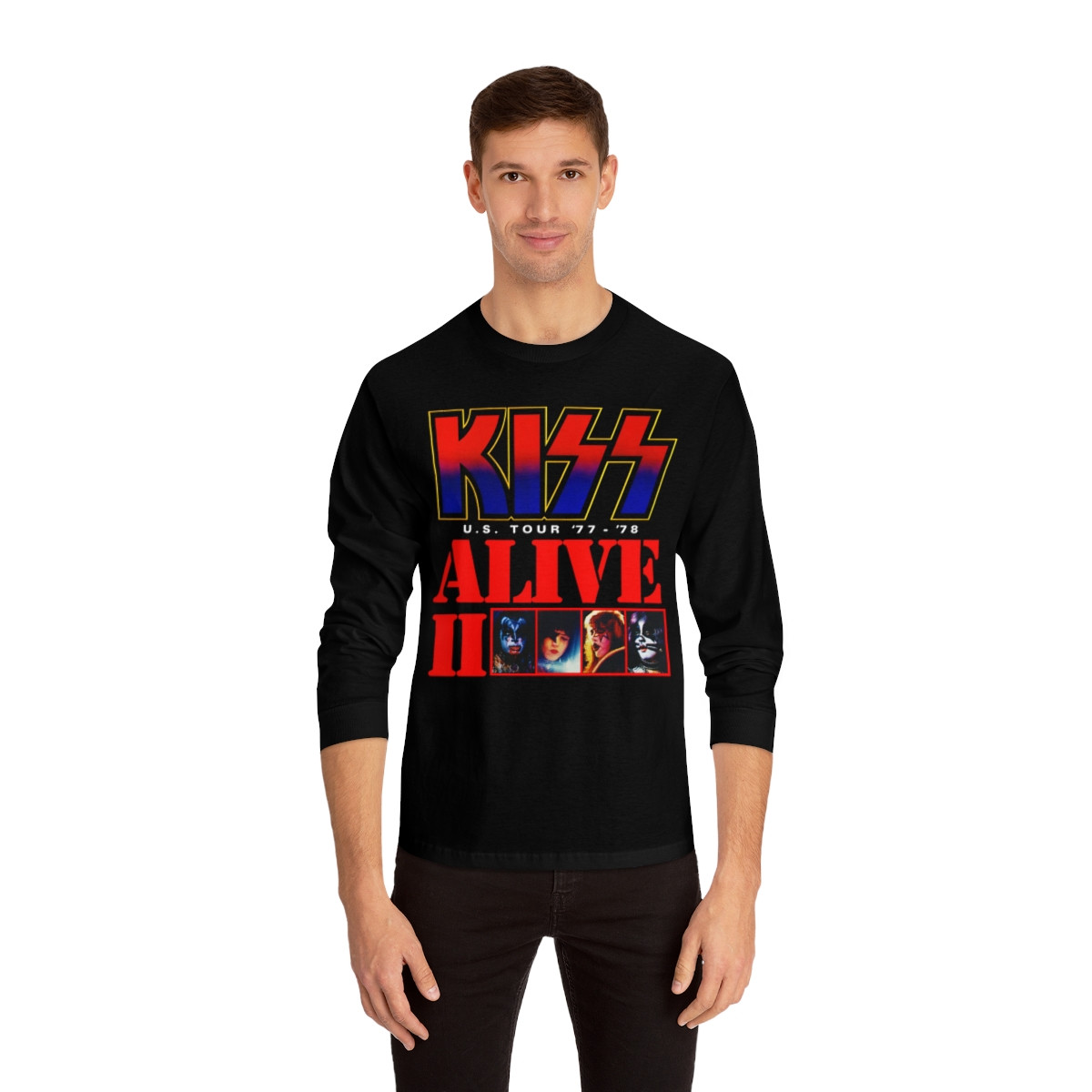 KISS Alive 2 u.s.Tour '77-'78 Unisex Classic Long Sleeve T-Shirt