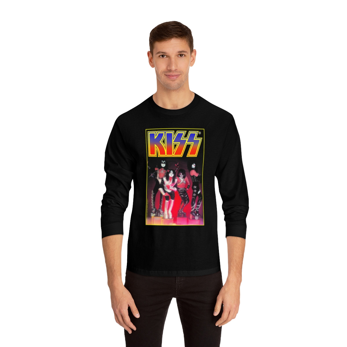 KISS Cubes Poster '78 Unisex Classic Long Sleeve T-Shirt
