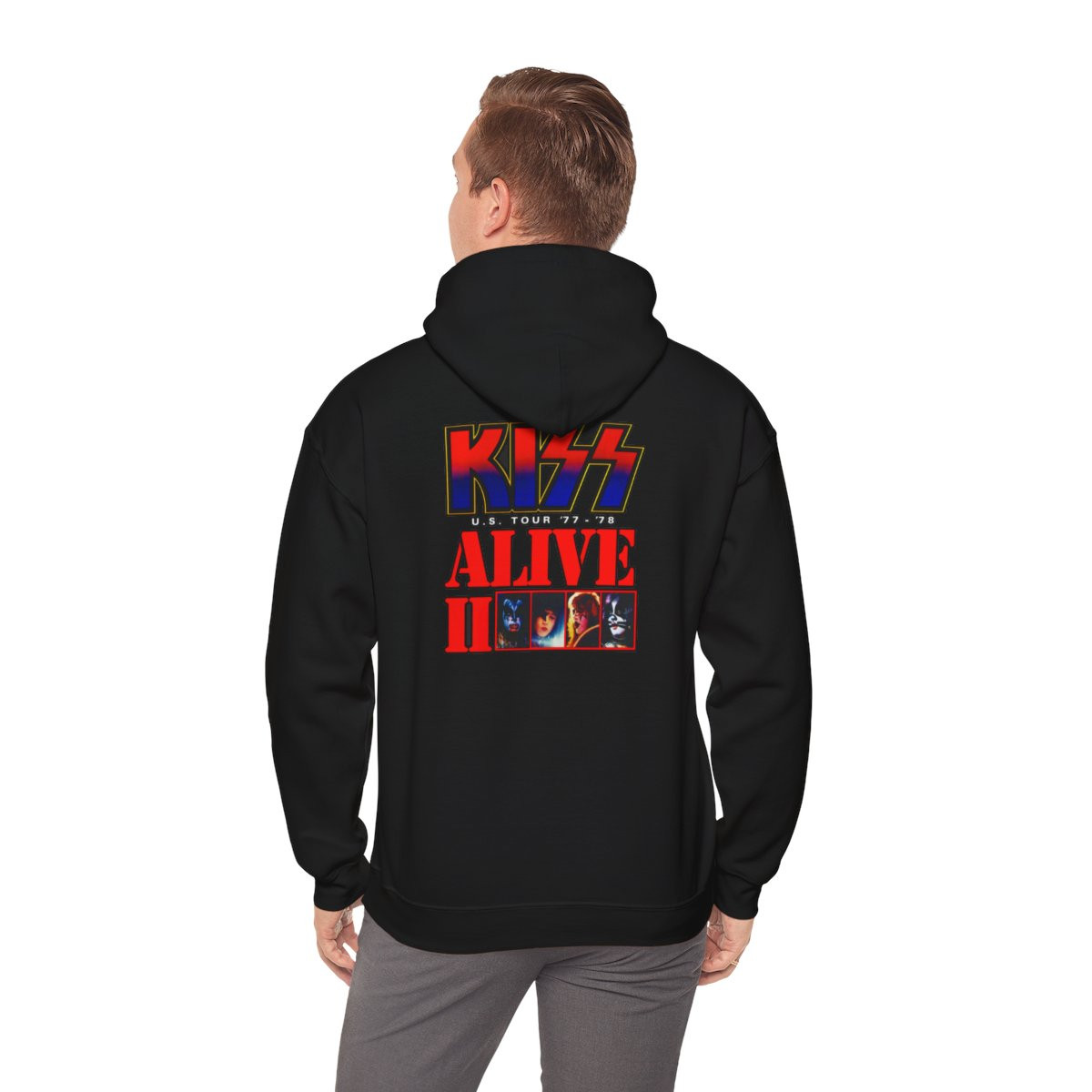 KISS Alive 2 u.s.Tour '77-'78 Unisex Heavy Blend™ Hooded Sweatshirt