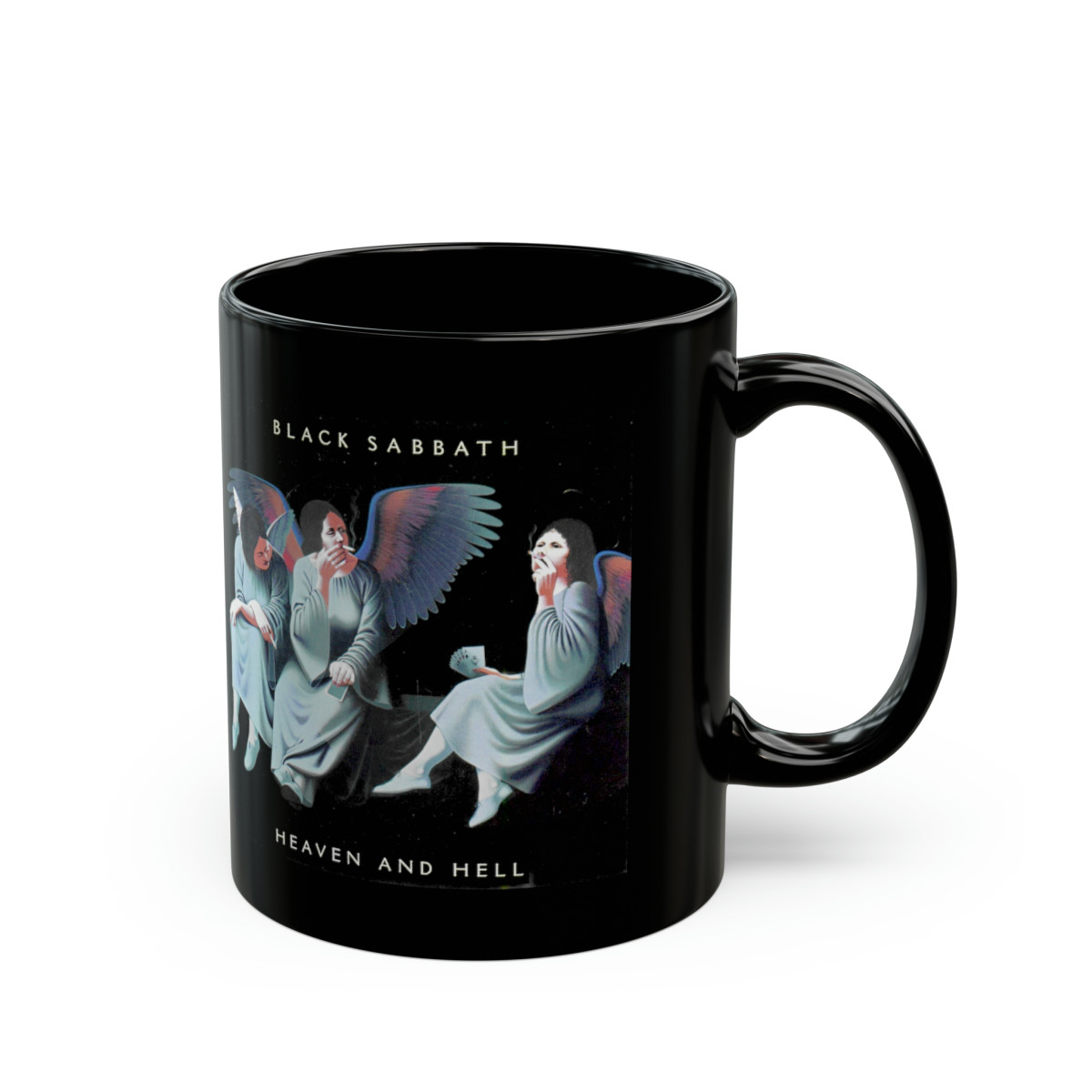 Black Sabbath Heaven and Hell Black mug 11oz