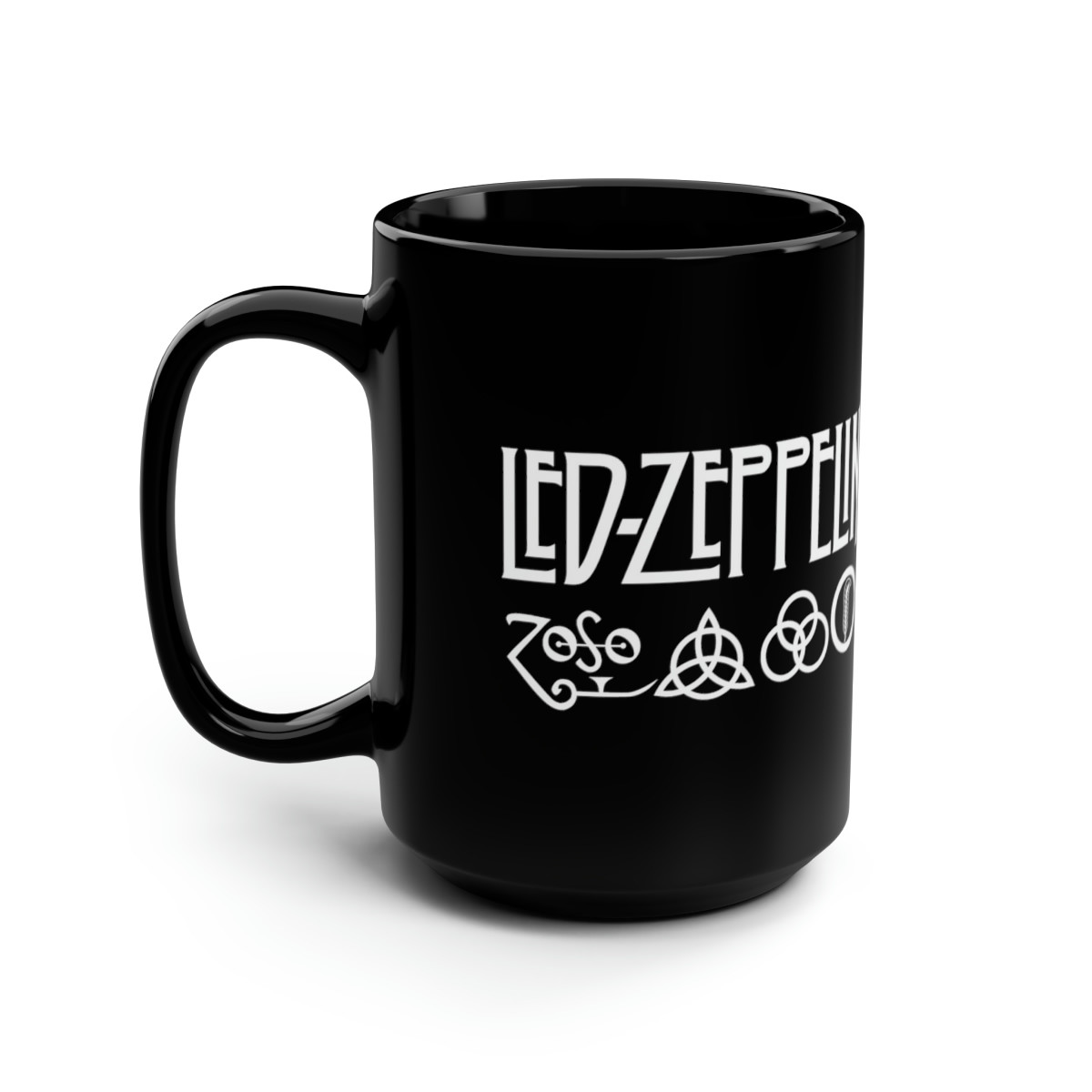 Led Zeppelin Black Mug 15oz