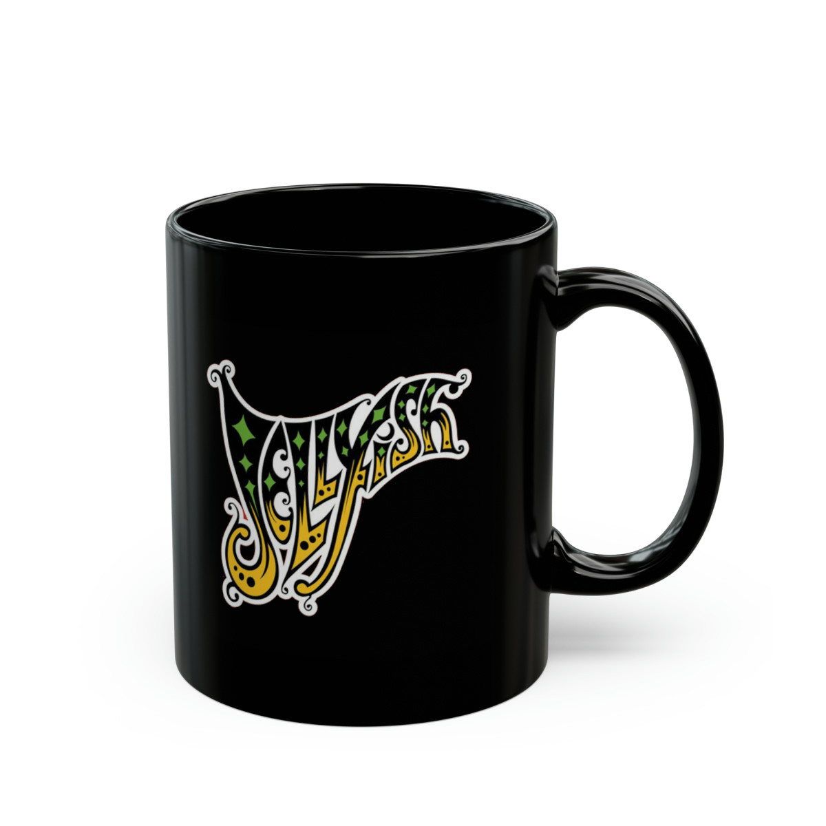 JELLYFISH Logo Black mug 11oz