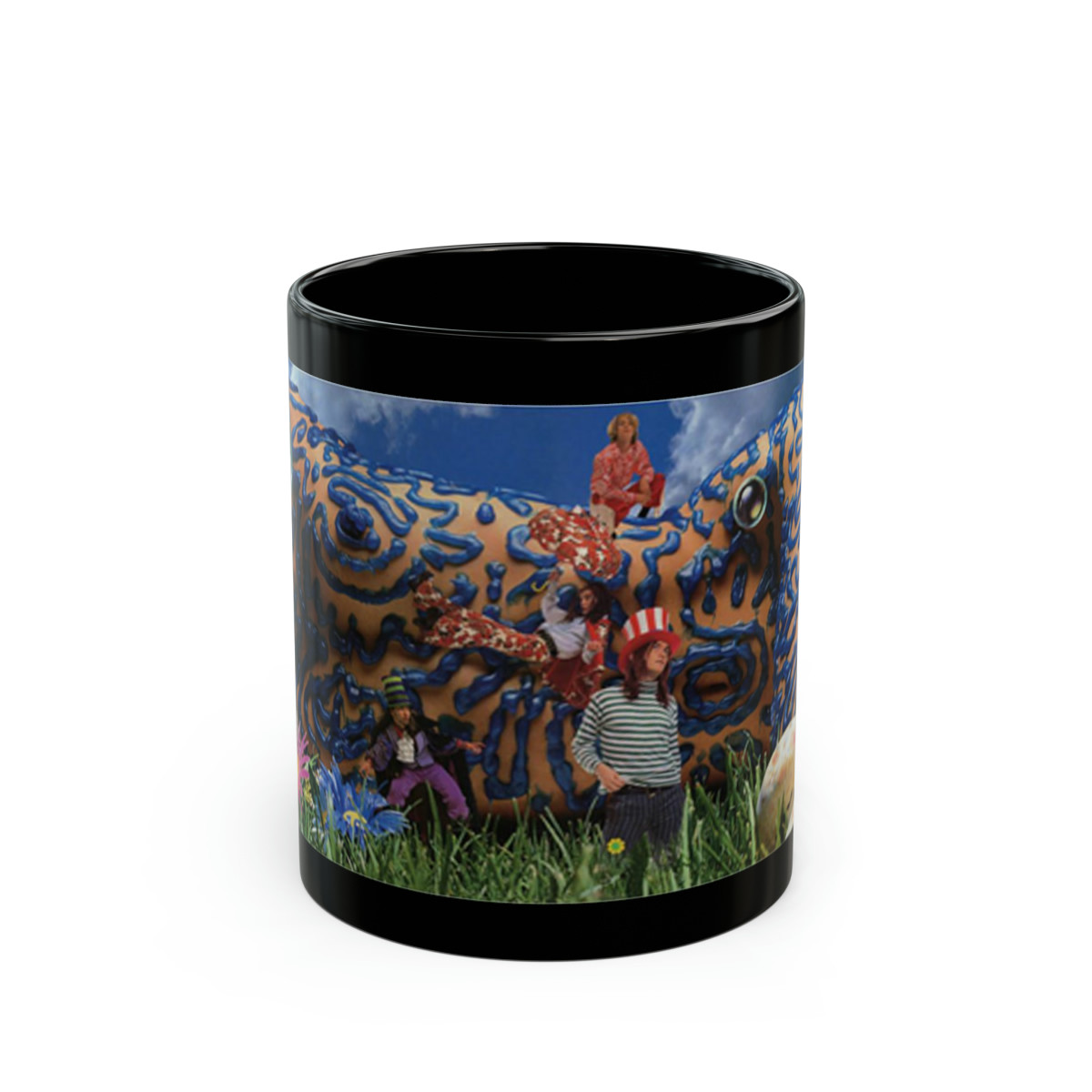 JELLYFISH BELLYBUTTON Black mug 11oz