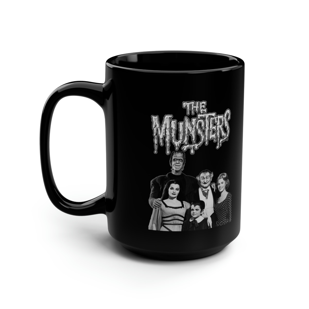 The Munsters  Black Mug 15oz