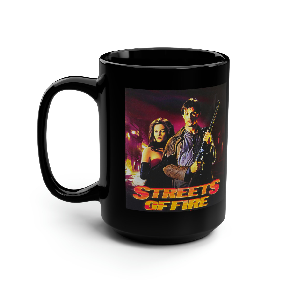 Streets of Fire Black Mug 15oz