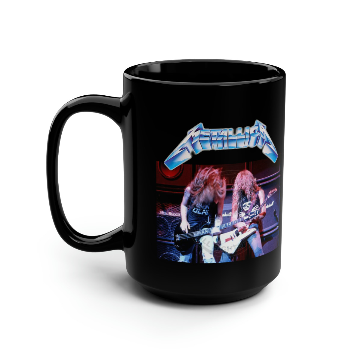 Metallica James and Cliff  Black Mug 15oz
