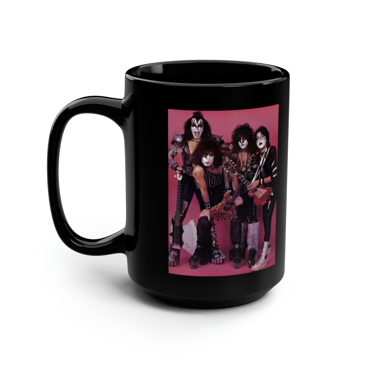 KISS Creatures era poster Black Mug 15oz