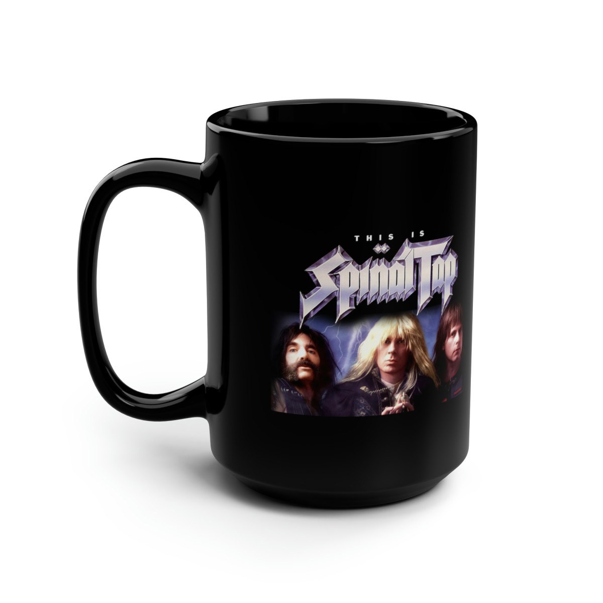 This is  Spinal Tap Black Mug 15oz