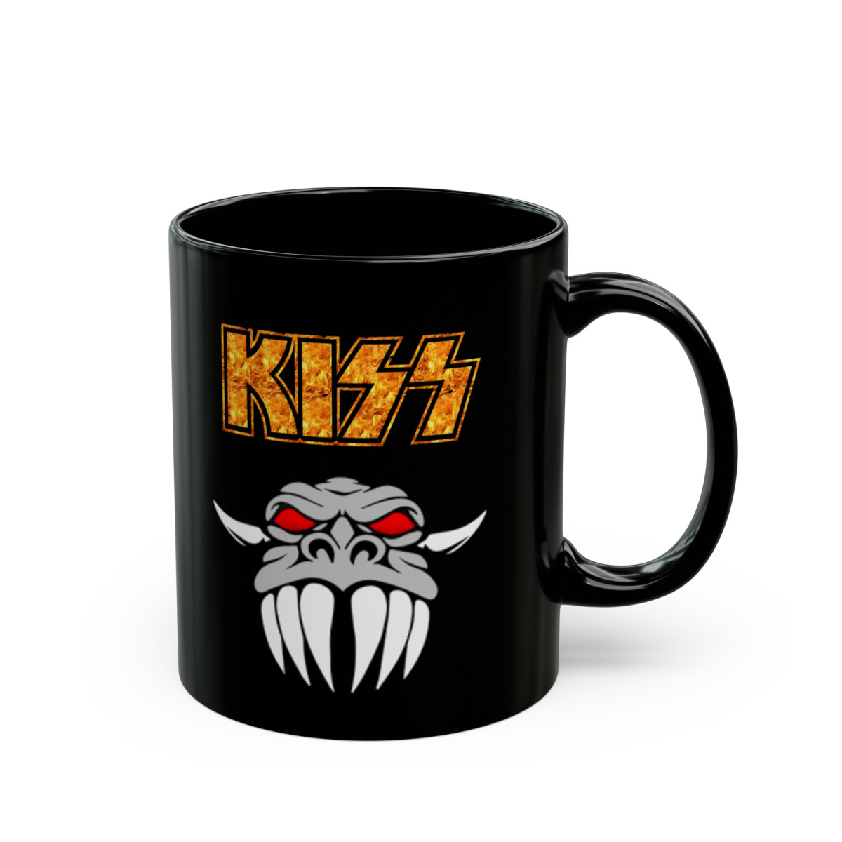 KISS GENE'S Demon Boots Black mug 11oz