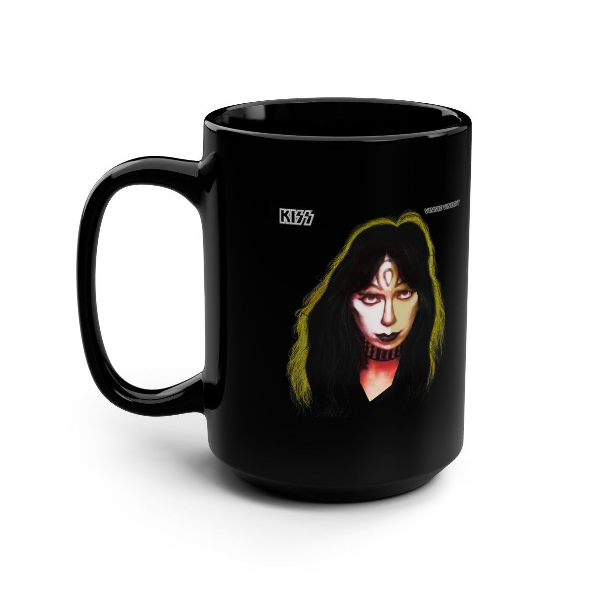 Vinnie Vincent What if...? KISS Solo LP Black Mug 15oz