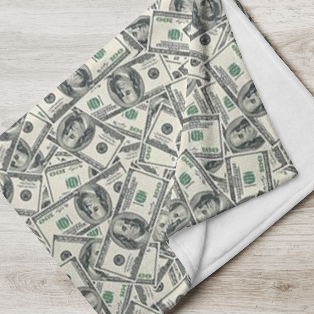 Money Throw Blanket