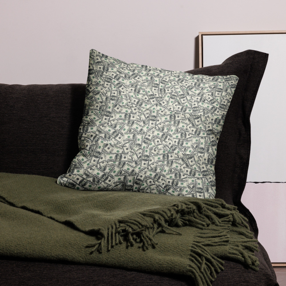 Money Premium Pillow