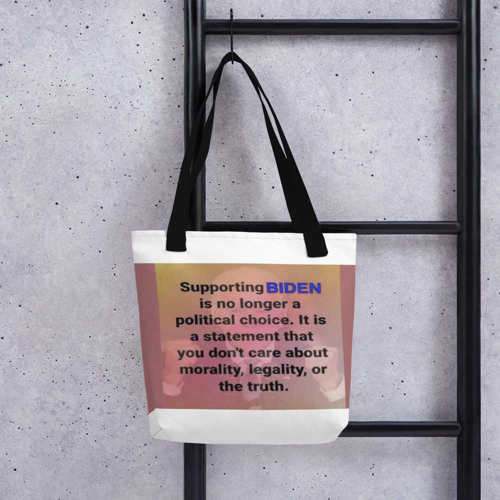 Supporting Biden Bad Tote bag