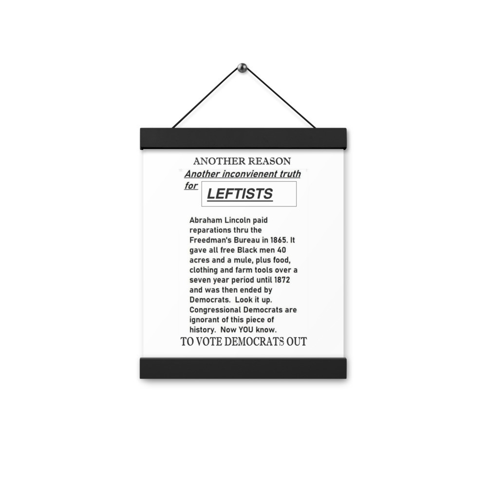 Reason 21 Poster with hangers