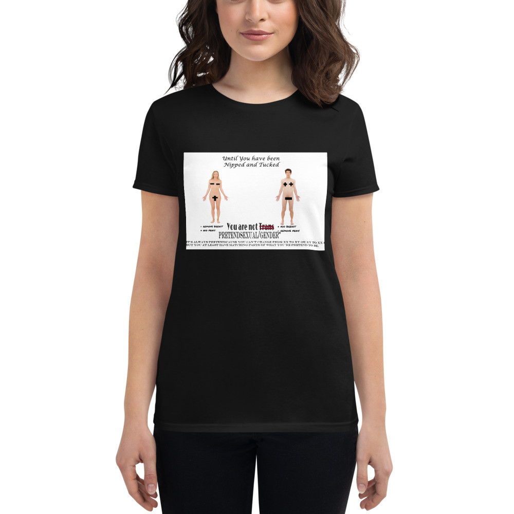 Pretend gender sex Women's short sleeve t-shirt