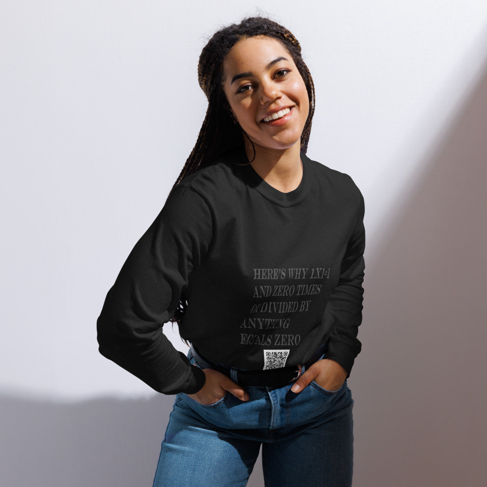 why 1x1=1 clear Garment-dyed heavyweight long-sleeve shirt