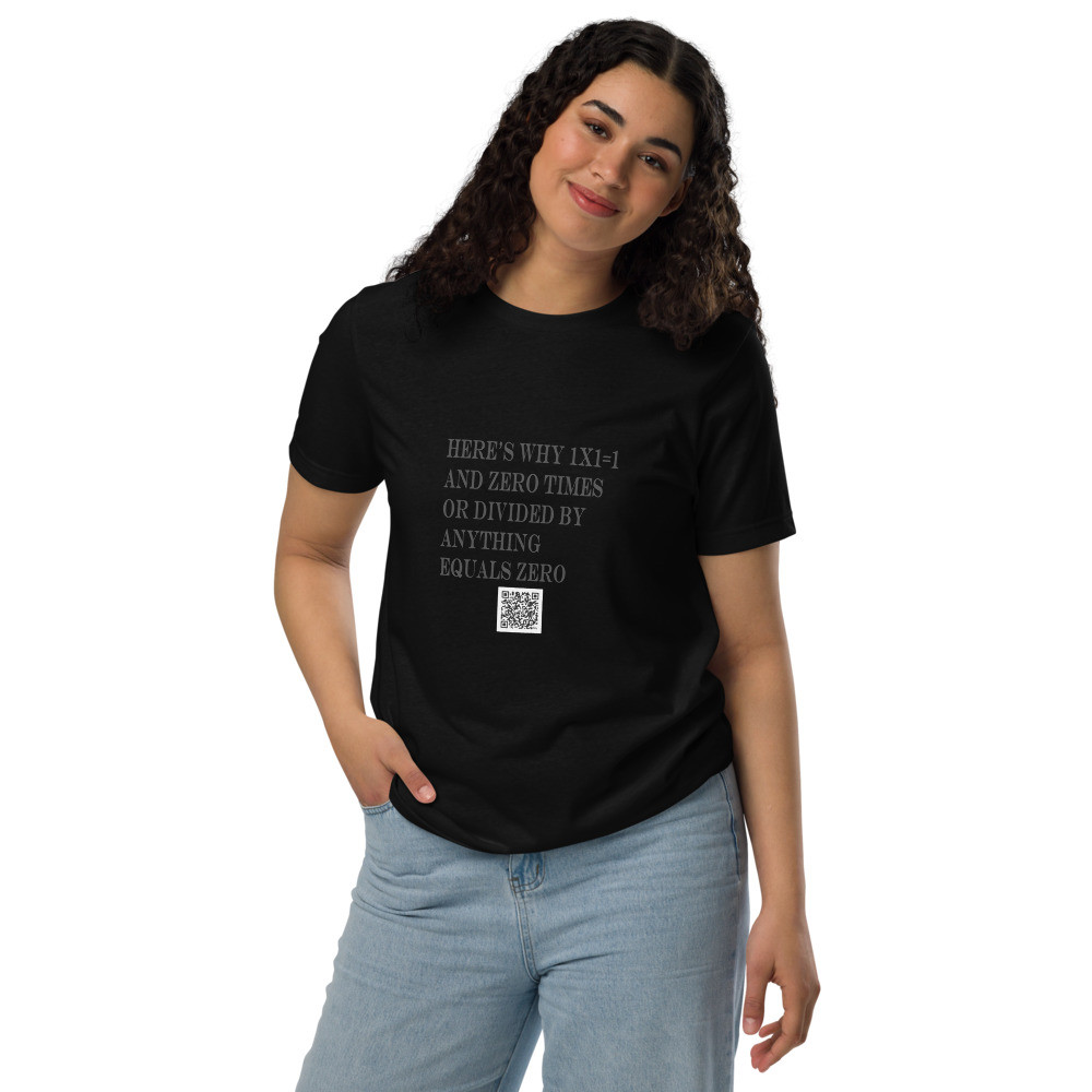 why 1x1=1 clear Unisex staple eco t-shirt