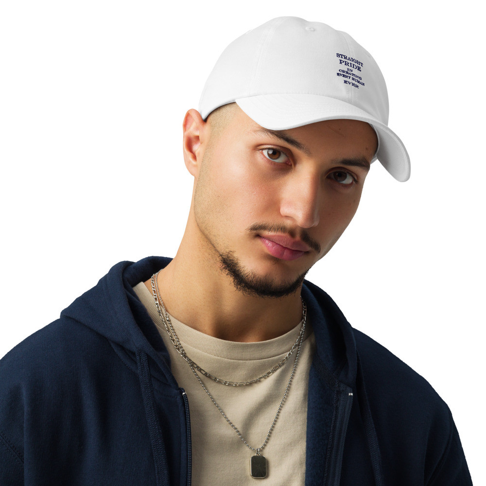 Straight pride for creating 99.99% of  humans Under Armour® dad hat